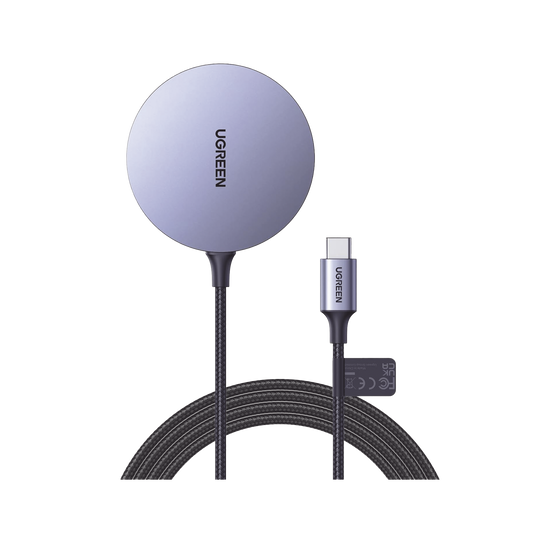 Cargador InalÃ¡mbrico MagnÃ©tico | 15W | TecnologÃ­a Magsafe | Qi | Certificado MFM | Modulo de Carga Original | Carga RÃ¡pida | Fuerte AbsorciÃ³n MagnÃ©tica | Cable de Nylon Trenzado | 1.5 metros | Multi Protecci&oacut