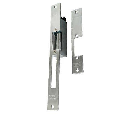 Contrachapa elÃ©ctrica / Cerrada en caso de falla/ Color Cromo