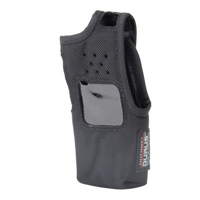 Funda de Nylon, lazo-cinto, capuchÃ³n auto-adherible / botones y visor frontal / IC-F3021, IC-F3031, IC-F3230.