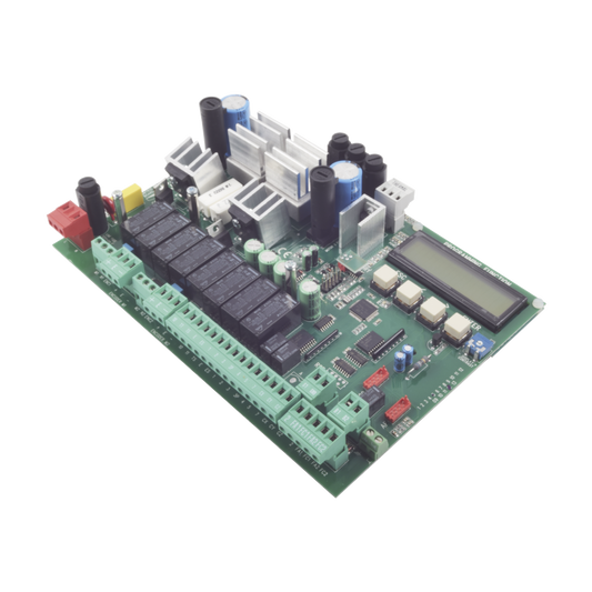 Tarjeta electronica para motores de dos hojas abatibles con decodificaciÃ³n radio incorporada