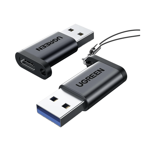 Adaptador USB 3.1 Tipo C a USB-A 3.0 |Carga y SincronizaciÃ³n de Datos | Admite Corriente de 3A | Transferencia de hasta 5 Gbps | Amplia Compatibilidad | Chip VL160 | Caja de Aluminio | Color Negro.