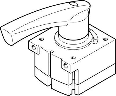 Válvula de palanca manual VHER-H-B43U-B-G14