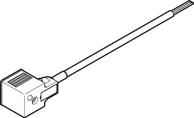 Cable de conexión NEBV-A1W3-K-0.6-N-LE3