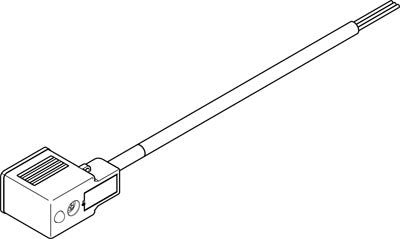 Cable de conexión NEBV-B2W3-K-0.6-N-LE3