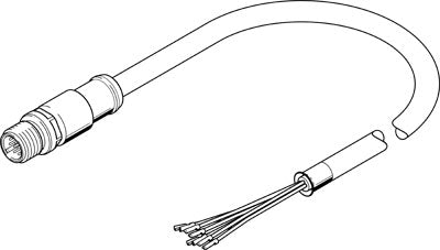 Cable de conexión NEBS-SM12G12-E-0.5-N-LE12