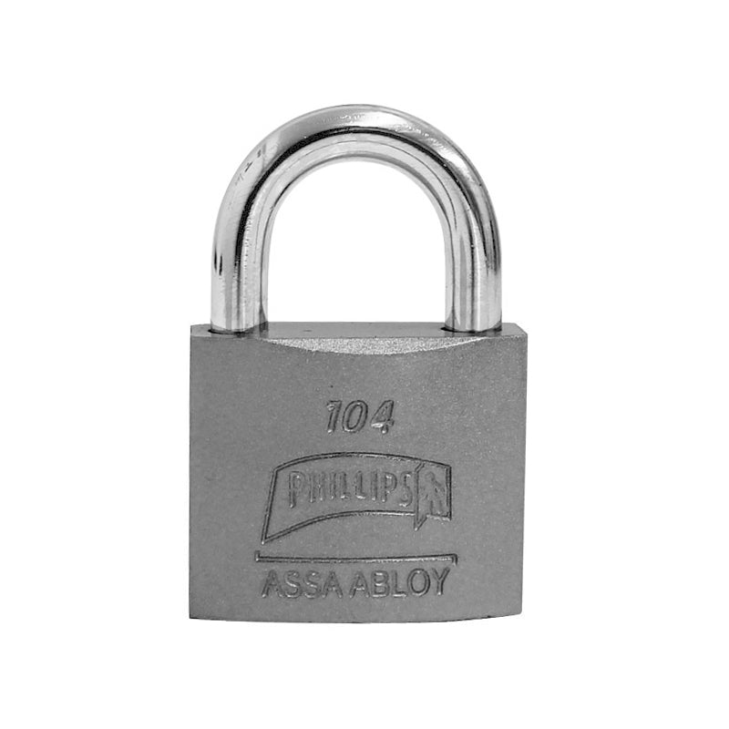 Candado De Hierro 104 Con Gancho Corto, Phillips MX3406