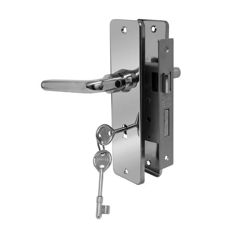 Cerradura De Embutir Para Recamara 150 MM C De Cromo, Phillips MX25