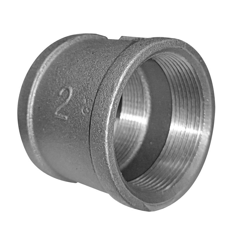 Cople 2″ Galv. Con Costilla Rosc