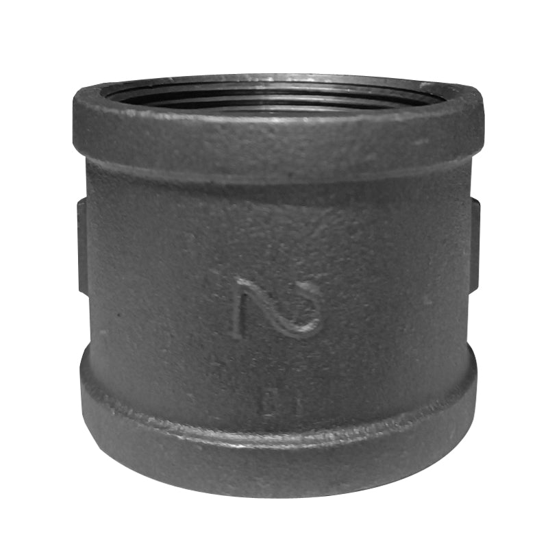Cople 2″ Negro Con Costilla Rosc