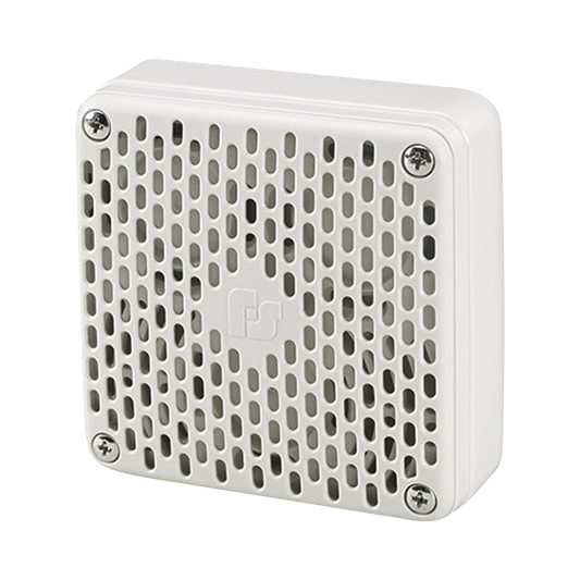 Bocina electrÃ³nica VibratoneÂ®, Tipo 4X, IP66 Aprobado por CSFM, UL y cUL Listado hasta 109 dB, 12-24 VCD