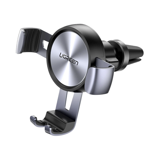 Soporte de Celular para AutomÃ³vil en Rendija de VentilaciÃ³n / Sistema de Gravedad / Rotacion de 360Â° /Angulo Multiple / Almohadillas de Goma Antideslizantes / Amplia Compatibilidad con dispositivos de 4'' a 7'' / Color Negro