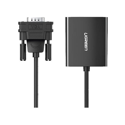 Entrada: VGA Macho / Salida: HDMI Hembra / ResoluciÃ³n de 1080P@60Hz / Puerto EstÃ©reo de 3.5 mm / Plug and Play, Sin Controlador / Longitud del Cable 15 cm. / Incluye Cable de Alimentacion USB / Incluye Cable de Audio de 3.5mm.