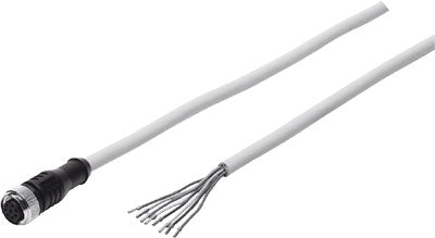 Conector tipo zócalo con cable SIM-M12-8GD-25-PU