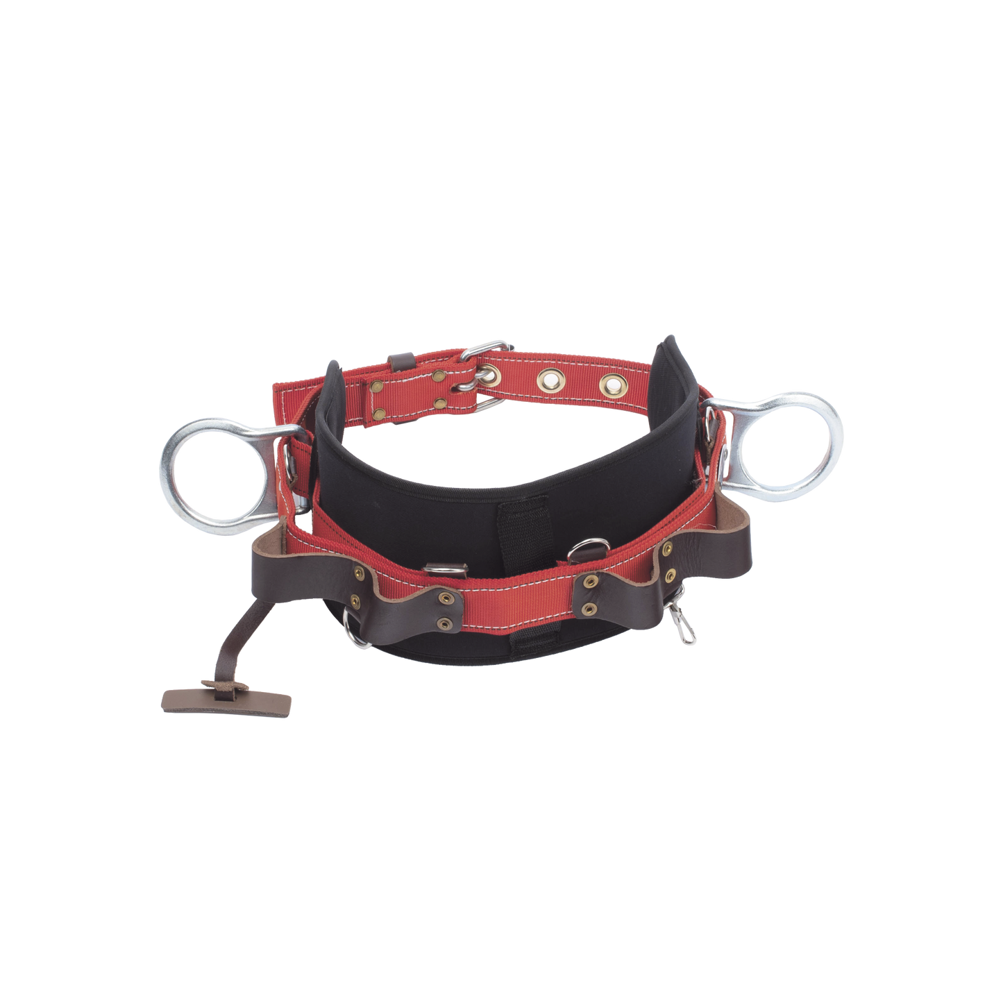 CinturÃ³n de Liniero de Lujo, Fabricado en PoliÃ©ster, con 2 Anillos tipo D, Talla 40.