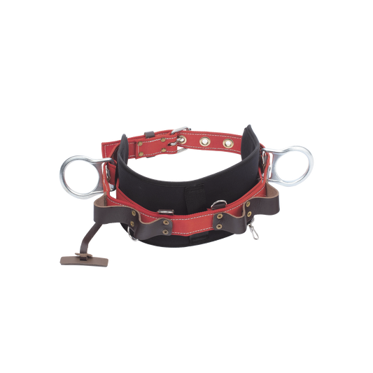 CinturÃ³n de Liniero de Lujo, Fabricado en PoliÃ©ster, con 2 Anillos tipo D, Talla 40.