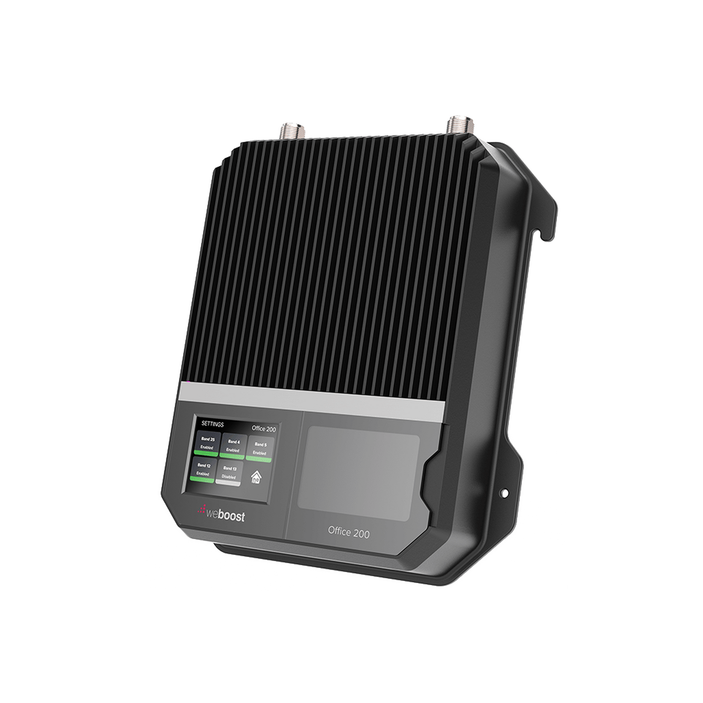 Amplificador Office 200 para 4G, 3G, 2G y llamada VoLTE y convencional. Especial para personalizarlo con antenas, cables y accesorios de acuerdo al requerimiento de la instalaciÃ³n. Puede cubrir Ã¡reas de hasta 4300 Metros Cuadrados