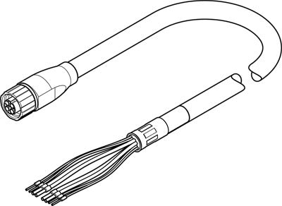 Cable del motor NEBM-M16G8-E-5-Q9-LE8-1