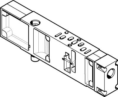 Placa de alimentación vertical VABF-S4-2-P1A3-G18