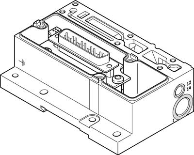 Conexión eléctrica VMPA1-MPM-EPL-E
