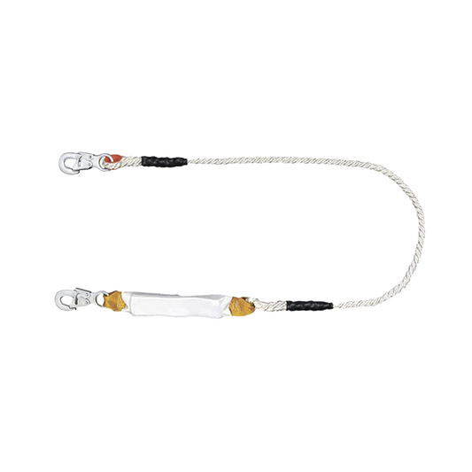 Amortiguador con Cable de ProtecciÃ³n de  Nylon y 2 Ganchos de Seguro Doble.