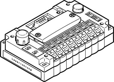 Conexión eléctrica CPV10-GE-DI02-8