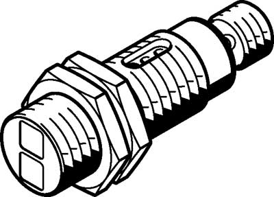 Sensor de reflexión directa SOEG-RT-M18-NA-S-2L