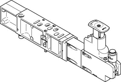 Placa de regulación VABF-S4-1-R1C2-C-6E