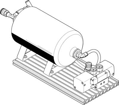 Intensificador de presión DPA-40-16-CRVZS5