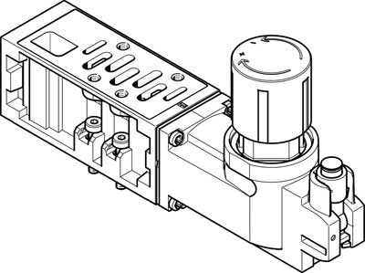 Placa de regulación VABF-S1-2-R1C2-C-10