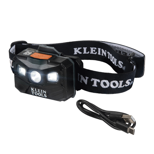 LÃ¡mpara Luz LED Frontal Recargable de 400 LÃºmenes, Apagado AutomÃ¡tico, con Correa de Tela, Adaptable y Ajustable a Gorros, Cascos, Cachuchas  o directo a Frente Humana (Tipo Minero)