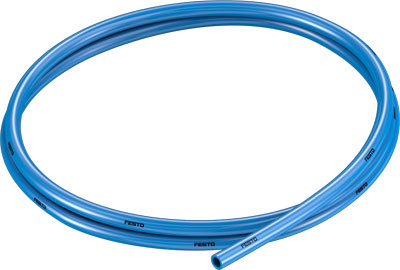 Tubo flexible de material sintético PUN-V0-6X2-BL-C