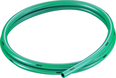 Tubo flexible de material sintético PUN-V0-8X2-GN-C