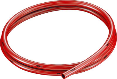 Tubo flexible de material sintético PUN-V0-8X2-RT-C