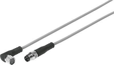 Cable de conexión NEBV-M8W4L-E-5-M8G3