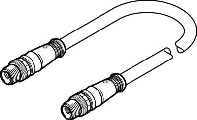 Cable de conexión NEBC-F12G8-KH-1.5-N-S-F12G8