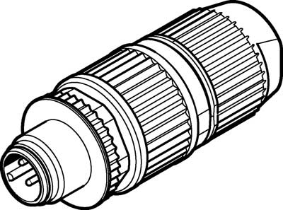 Conector NECU-S-M12G4-HX-Q7