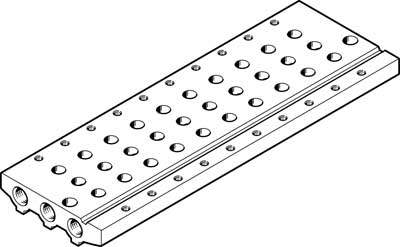 Perfil distribuidor VABM-L1-10AS-M5-10