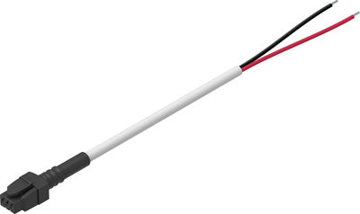 Conector tipo zócalo con cable NEBV-H1G2-P-1-N-LE2