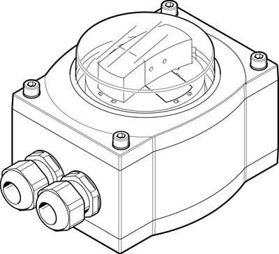 Caja de finales de carrera SRAP-M-CA1-GR270-1-A-T2P20-EX2