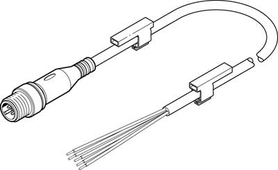 Cable de conexión NEBU-LE5-K-1-M12G5