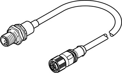 Cable del motor NEBM-M12G4-RS-2.23-N-M12G4H