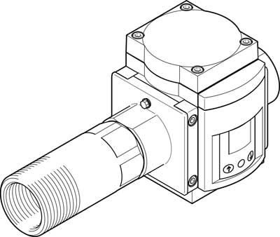Sensor de caudal SFAM-90-15000L-TG112-2SA-M12