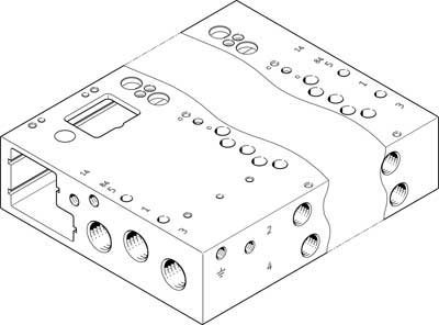 Perfil distribuidor VABM-L1-14W-G14-24-GR