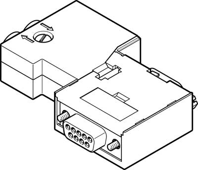Conector NECU-S1W9-C2-ACO
