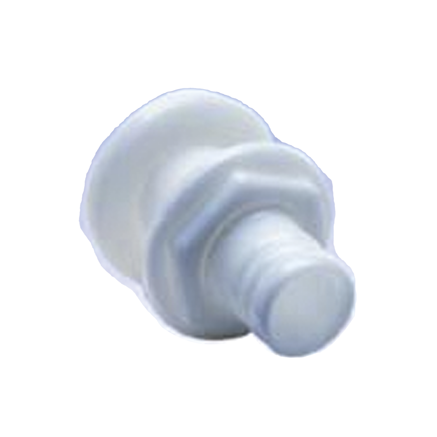 Accesorio pasacascos de plÃ¡stico de alto impacto, recto de 1-1/8"