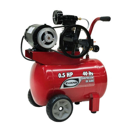 Compresor de aire lubricado 1 etapa 1/2 HP motor eléctrico con tanque de 40 L 125 PSI