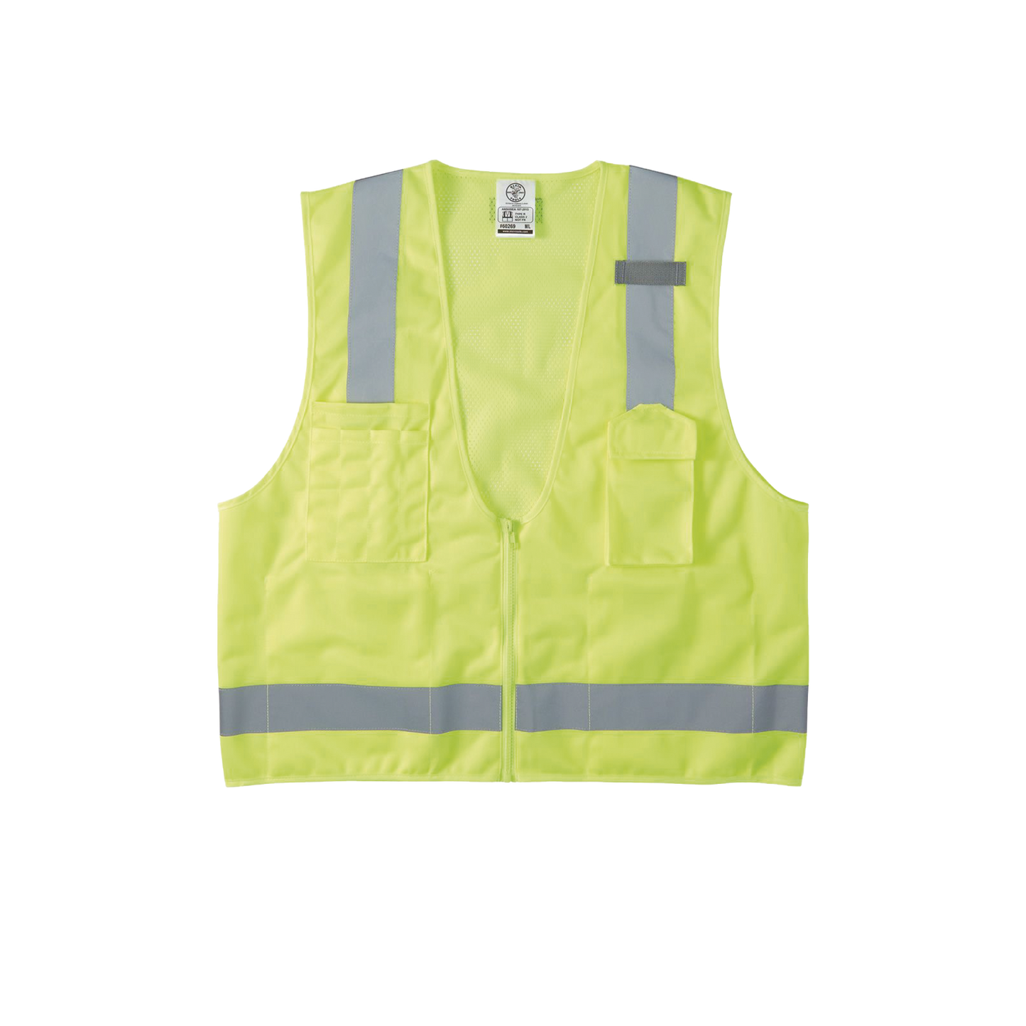 Chaleco de seguridad reflectante de alta visibilidad, mediano/grande. Con mÃºltiples bolsillos de diferente capacidad