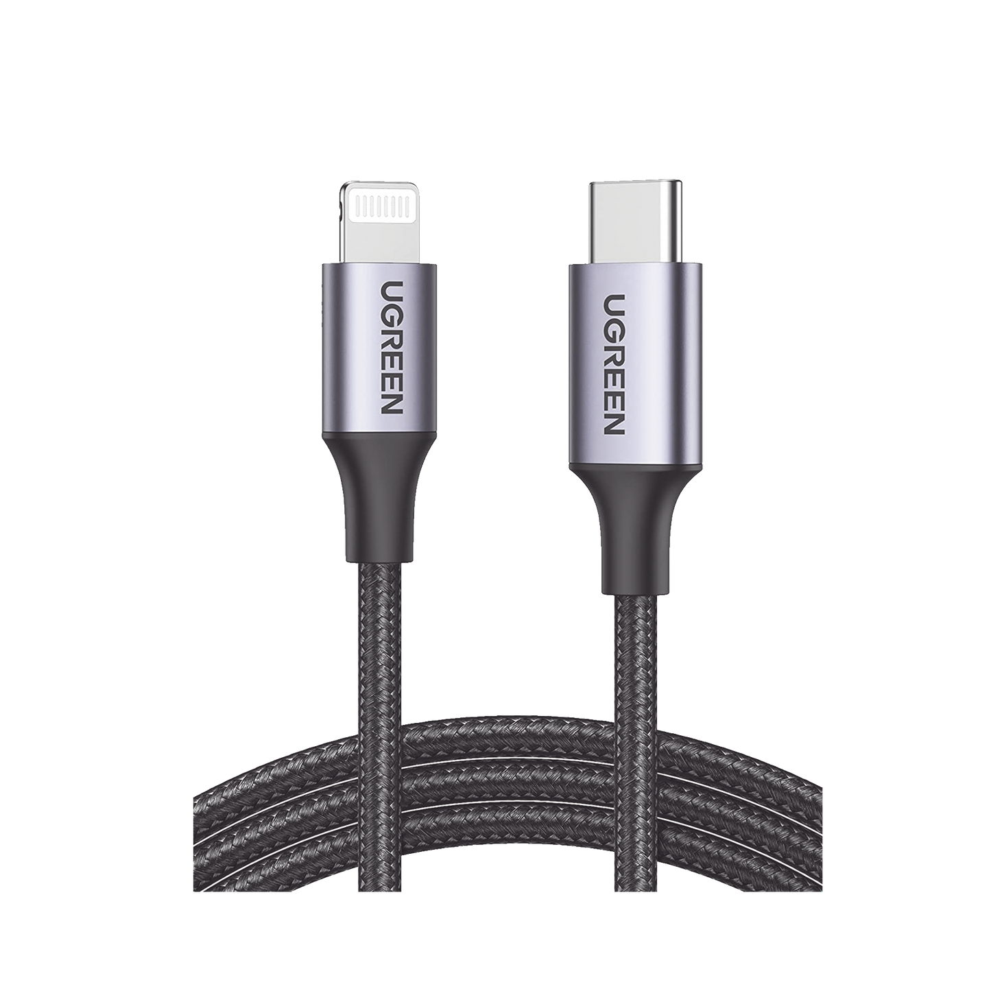 Cable USB-C a Lightning | 1 Metro | Certificado MFi | Carga RÃ¡pida 60W | 480 Mbps | Conector C94 | Adecuado para iPhone, iPad y iPod | ProtecciÃ³n Integrada | Caja de Aluminio | Nylon Trenzado | Color Negro.