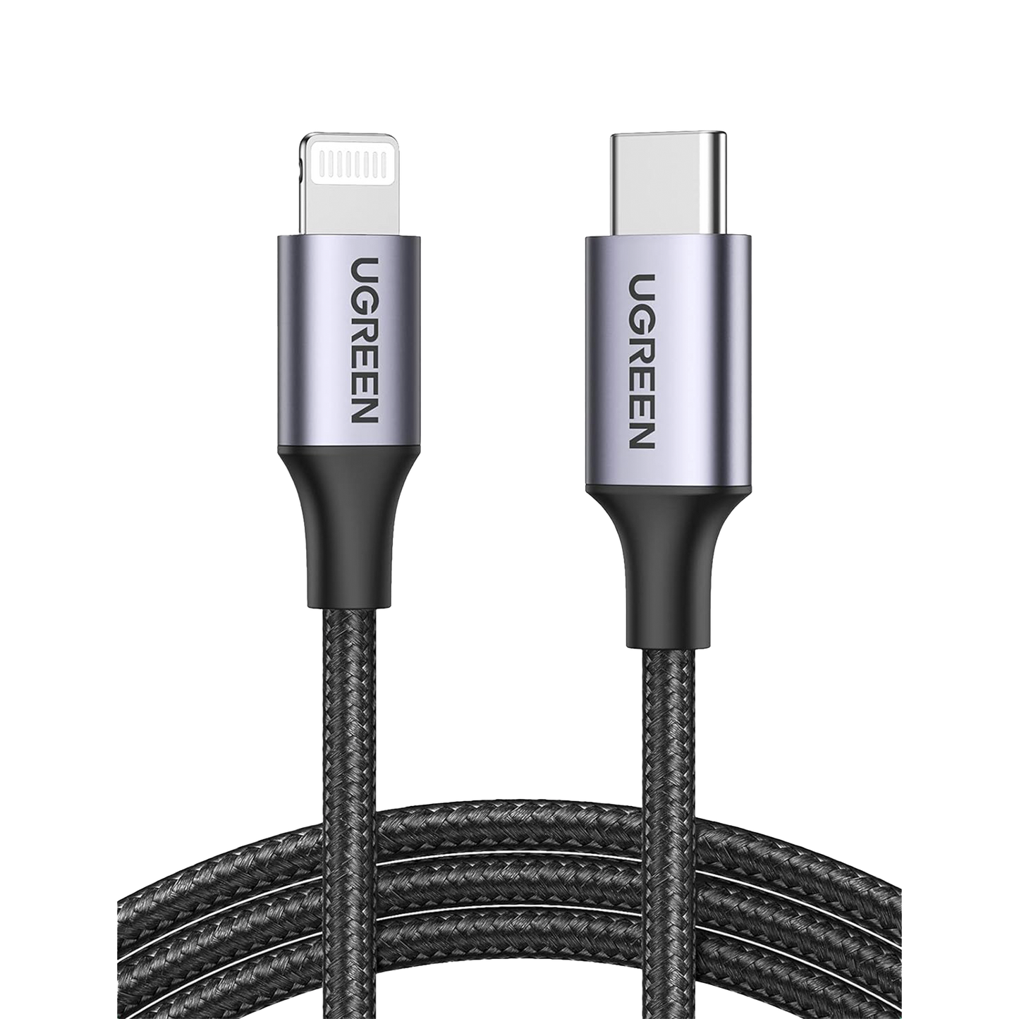 Cable USB-C a Lightning | 2 Metros | Certificado MFi | Carga RÃ¡pida 60W | 480 Mbps | Conector C94 | Adecuado para iPhone, iPad y iPod | ProtecciÃ³n Integrada | Caja de Aluminio | Nylon Trenzado | Color Negro.