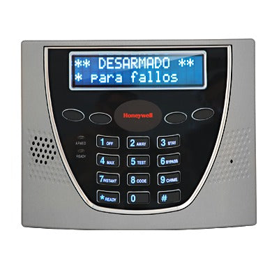 Teclado alfanumÃ©rico programador de pantalla azul